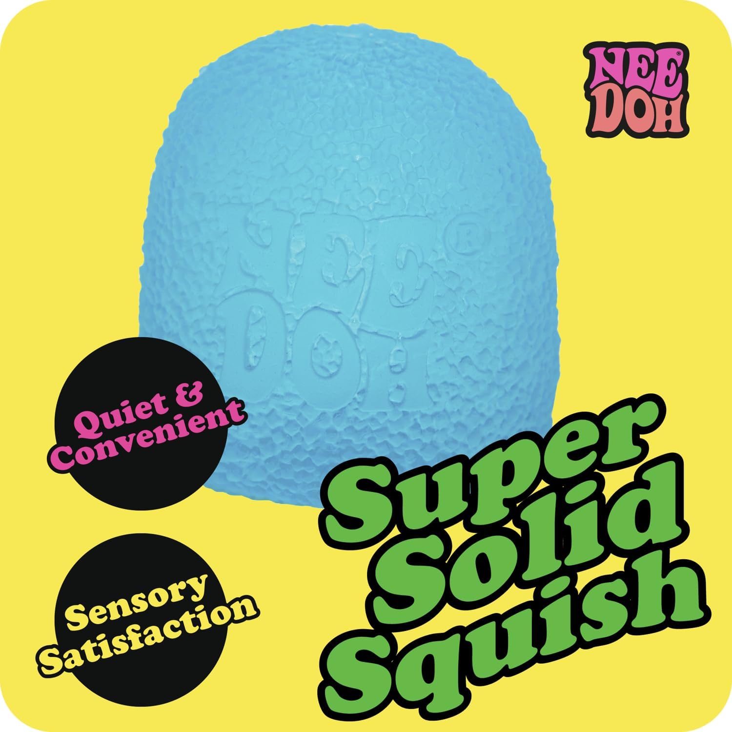 Schylling NeeDoh Gumdrop - Textured Sensory Toy with Super Solid Squish - 2.5 Tall - Colors May Vary (Pack of 1) : Toys & Games - Image 2
